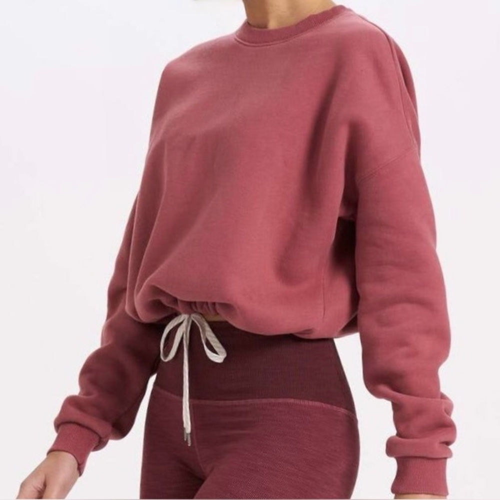 Vuori Restore Crewneck Pullover Sweatshirt Soft Fleece Desert Rose? XS